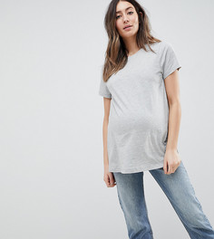 Футболка с круглым вырезом ASOS DESIGN Maternity - Серый