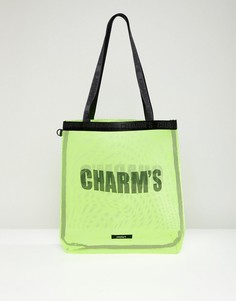 Желтая сумка-тоут Charms - Желтый Charm`S