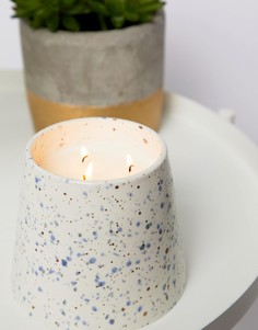 Большая свеча с ароматом морской соли и лилий Paddywax Confetti - 14 унций - Мульти