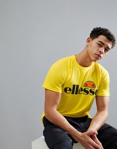 Желтая сетчатая футболка ellesse Sport - Желтый