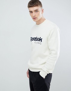 Белый свитшот с логотипом Reebok Classic CZ0300 - Белый