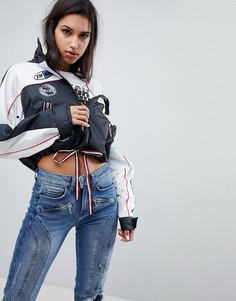 Ветровка с нашивкой логотипа Gigi Hadid - Черный Tommy Hilfiger