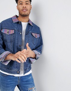 Свободная джинсовая куртка ASOS DESIGN - Синий