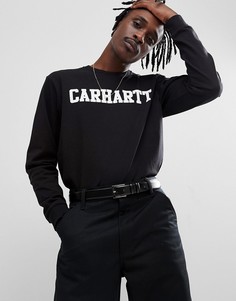 Черный лонгслив Carhartt WIP - Черный