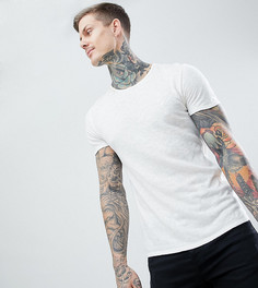Обтягивающая футболка с вышивкой Heart &amp; Dagger - Белый