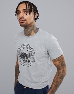 Серая футболка Fjallraven Lagerplats - Серый