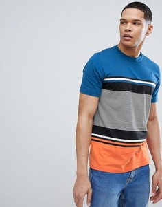 Оранжевая футболка в полоску PS Paul Smith - Оранжевый