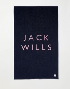 Пляжное полотенце с логотипом Jack Wills - Темно-синий