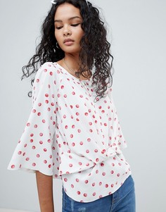 Лонгслив в горошек Miss Selfridge - Мульти