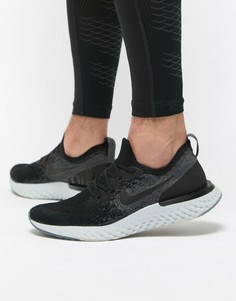 Черные кроссовки Nike Running Epic React Flyknit AQ0067-001 - Черный
