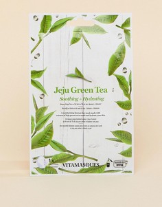 Маска для лица с экстрактом зеленого чая Vitamasque Jeju - Бесцветный