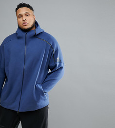 Худи темно-синего цвета adidas PLUS ZNE 2 CE4259 - Темно-синий