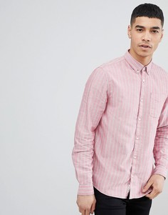Красная оксфордская рубашка в полоску River Island - Красный