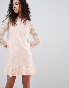 Платье с кружевом Vila - Синий