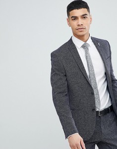 Темно-синий пиджак River Island - Темно-синий