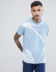 Синяя футболка с карманом и принтом тай-дай Levis Sunset - Синий Levis®