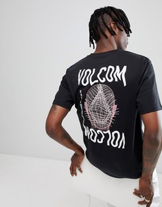 Футболка с крупным принтом Volcom - Черный