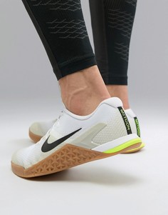Белые кроссовки Nike Training Metcon 4 AH7453-100 - Белый
