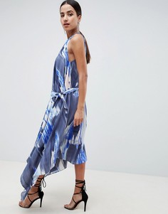 Платье миди с принтом ASOS DESIGN - Мульти