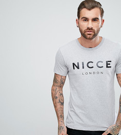 Серая футболка с логотипом Nicce London эксклюзивно для ASOS - Серый