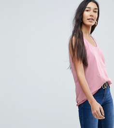 Удлиненная майка ASOS TALL - Розовый