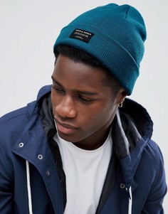 Темно-синяя шапка-бини Jack &amp; Jones - Темно-синий