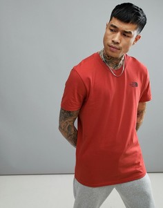 Красная футболка The North Face - Красный