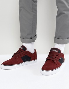 Бордовые кроссовки Etnies Barge LS - Красный