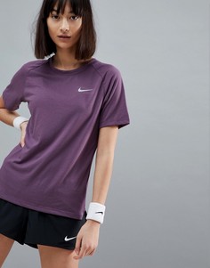 Фиолетовая футболка Nike Running Breathe Tailwind - Фиолетовый