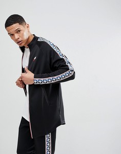 Черная спортивная куртка с полосками по бокам Nike AJ2681-010 - Черный