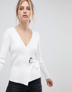 Трикотажный топ Morgan - Белый