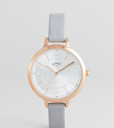 Часы с серым ремешком из искусственной кожи Limit Sunray эксклюзивно для ASOS - Серый