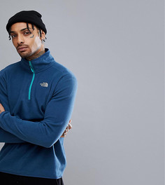 Темно-синий флисовый свитшот с молнией 1/4 The North Face эксклюзивно для ASOS - Синий