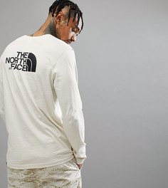 Белый лонгслив с логотипом на спине The North Face эксклюзивно для ASOS - Кремовый
