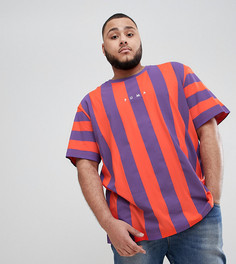 Красная футболка в вертикальную полоску Puma PLUS эксклюзивно для ASOS - Красный