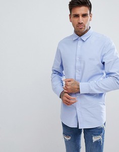 Рубашка с логотипом HUGO - Синий