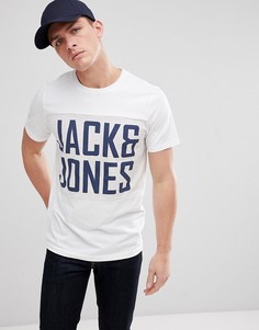 Футболка с принтом Jack &amp; Jones Core - Белый