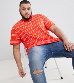 Красная футболка в полоску Puma PLUS эксклюзивно для ASOS - Красный