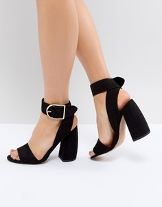 Босоножки на каблуке ASOS HOLD TIGHT - Черный
