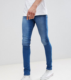 Синие джинсы с напылением ASOS TALL - Синий