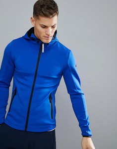 Обтягивающий худи из растягивающегося в 4 направлениях трикотажа ASOS 4505 - Синий