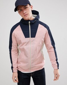 Ветровка в стиле колор блок Jack &amp; Jones Originals - Розовый