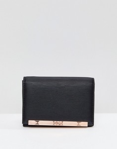 Маленький кошелек с металлической планкой Ted Baker - Черный