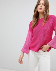 Трикотажный джемпер колор блок Esprit - Розовый