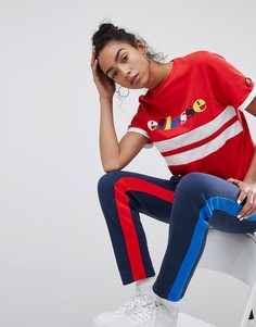 Футболка бойфренда с логотипом Ellesse Heritage - Красный