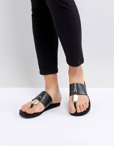 Черные сандалии с Т-образным дизайном ALDO - Черный