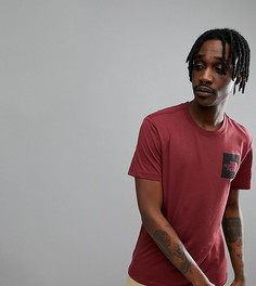 Бордовая футболка с логотипом The North Face эксклюзивно для ASOS - Красный
