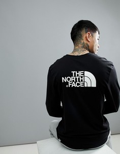 Черный лонгслив The North Face - Черный