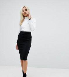 Трикотажная юбка-карандаш ASOS DESIGN Petite - Черный