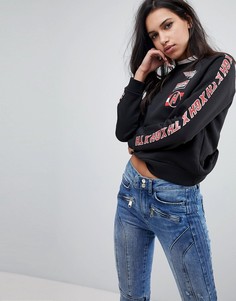 Свитшот с фирменной нашивкой Gigi Hadid - Черный Tommy Hilfiger